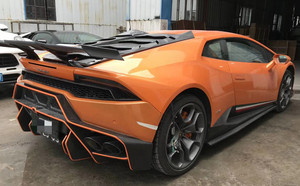 ชุดแต่ง Lamborghini LP580 610 รุ่นอัพเกรด สปอยเลอร์คาร์บอนไฟเบอร์สไตล์ SD - Product Image 4