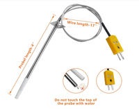 Sonde de température de type K 9904190024 pour fumoir Masterbuilt Gravity Series 560 800 1050 XL