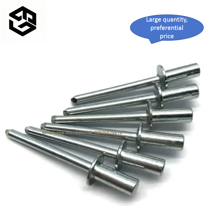 Open End Blind Rivets with Large Flange Dome Head Countersunk 3.2mm ...