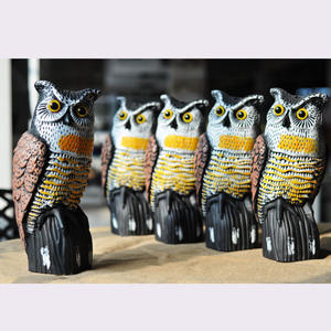 Jardin Plastique Jardin Effrayer les <span class=keywords><strong>oiseaux</strong></span> Décoration animale Mobile ScareCrow Simulation Hibou - Product Image 4