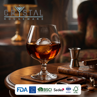 Verre à brandy de 260 ml, parfait pour les fêtes à la maison, les cadeaux en plein air et les réceptions
