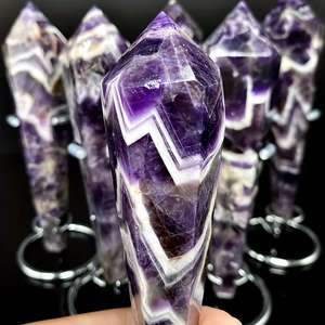 Venta al por mayor varita de piedra de amatista de sueño natural Fanshi gran oferta artesanías de cristal de cuarzo de fábrica para la decoración del hogar y la curación - Product Image 4