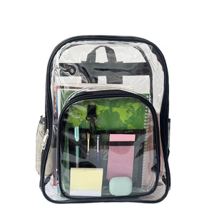Tùy Chỉnh Bán Buôn OEM Unisex Trong Suốt Túi Đi Du Lịch Nhiệm Vụ Nặng Nề Rõ Ràng Xem Thông Qua PVC Trẻ Em Không Thấm Nước Trường Ba Lô Túi - Product Image 4