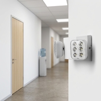 Têtes de lampe carrées entièrement réglables, lumière d'urgence LED, homologation américaine, ABS ignifuge, lampe à alimentation de secours 90 minutes