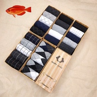 Chaussettes en coton pour hommes, respirantes, pour tenue de travail