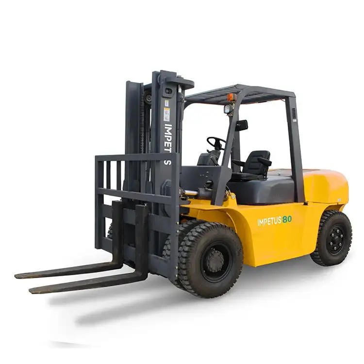 JAC CPCD80J J Series new 8 ton Diesel forklift with Triplex mast and Spare Parts For Sale