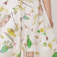 Mode Meisjes Meisje Mooie Katoenen Jurk Kids Vintage Jurk Meisjes Fancy Dress 2022 Zomer Bloemenprint Gabby Lus Kids Kinderen