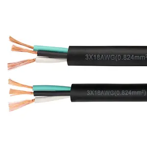 Cable Flexible de 2, 3, 4 y 5 núcleos, Cable eléctrico de 1,5 Mm, 2,5 Mm y 4mm, Cable de alimentación multinúcleo de instrucciones