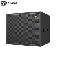 Subwoofer professionnel 600W de 18 pouces en bois pour extérieur, modèle 2026