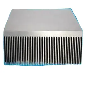 6061 6063 radiateur de chaleur en aluminium d'extrusion de dissipateur de chaleur plat anodisé personnalisé
