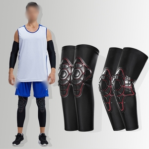 Protector de Piernas para Motociclismo y Baloncesto de Secado Rápido y Transpirable, Protección Antideslizante para Codos y Rodillas - Product Image 1