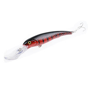 Señuelo de Pesca Realista Tipo Crankbait Japonés, Pequeño, de Buceo Profundo, Superficie, Biónico, Minnow, 16.5cm, 27.9g, Artificial - Product Image 5
