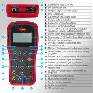 Osciloscopio de Doble Canal HW-MMO6 Probador de EGR y Acelerador Medidor de Presión de Émbolo Multímetro para Reparación de Automóviles - Product Image 4