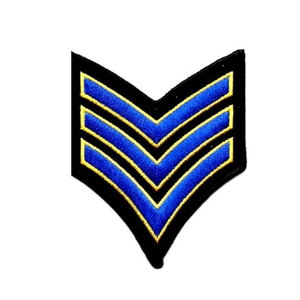 Écussons brodés Chevron pour uniformes, en vente, best-sellers, badges Chevron brodés, broderie d'écussons personnalisés Chevron - Product Image 6