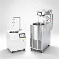 25L Automatische Chocolade Tempereringsmachine PLC Touchscreen RVS Chocoladeproductie-apparatuur