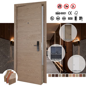 ประตูโรงแรม 5 ดาว สาธารณรัฐโดมินิกัน ทนไฟ 60 นาที ป้องกันควันและเสียง ประตูไม้โรงแรม ประตูทนไฟ มาตรฐานสหรัฐอเมริกา - Product Image 6