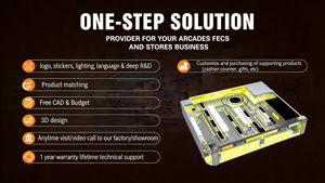 ตู้คีบตุ๊กตาหยอดเหรียญยอ<span class=keywords><strong>ด</strong></span>นิยมจากยุโรป พร้อมคลิปหนีบของเล่น 60 ตัว ควบคุมการเล่นไ<span class=keywords><strong>ด</strong></span>้ ตู้ขายขนมและของขวัญ - Product Image 5