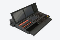 Console d'Éclairage Scénique MA2 DMX avec CPU i7, Deux Écrans Tactiles Motorisés de 15,4 Pouces pour le Contrôle Intelligent de l'Éclairage d'Événements et de Concerts