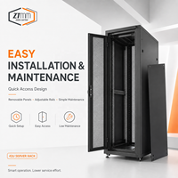 Armoire réseau détachable ZTmm 42U, rack de serveur 19 pouces pour expédition mondiale
