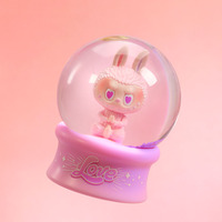 100% Original Pop Marts Labubu The Monsters Grande Série Énergie Boule de Cristal Boîte Mystère Complète Cadeau d'Anniversaire Romantique