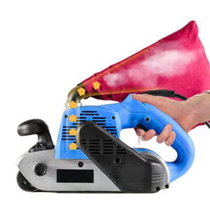 <span class=keywords><strong>Ponceuse</strong></span> à bande industrielle 4 pouces <span class=keywords><strong>pour</strong></span> le travail du bois, 2200W, vitesse variable, électrique filaire, mini-rauteuse à bois - Product Image 5
