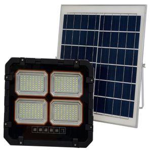 Solar <b>Flood</b> <b>Light</b> LED 300W 5000K IP65 Outdoor Garden Lighting Surface Mounted Aluminum Body - Product Image 1