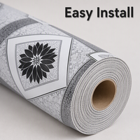 Revêtement de sol en PVC linoléum éponge 1,0 mm 1,20 mm, rouleau de tapis plastique pour intérieur, imperméable et antidérapant