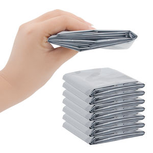 Léger Logo personnalisé feuille de sauvetage de premiers soins Portable <span class=keywords><strong>à</strong></span> la mode thermique étanche couverture en aluminium d'urgence pour les visites - Product Image 1