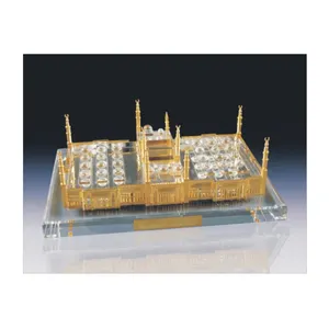 3D イスラムクリスタルギフト madina モスククリスタル建物モデルの飾るやプレゼント