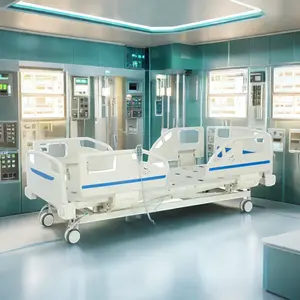 Cama médica elétrica com travamento central H-DA41 de 3 funções para venda em hospital