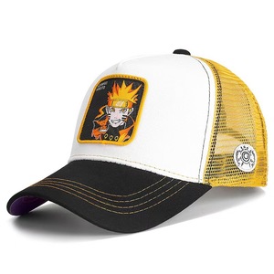 Casquette en maille respirante en coton brodée de dessins animés de ninja haut de gamme, 48-50 cm, pour hommes <span class=keywords><strong>et</strong></span> femmes, grande casquette de baseball en tissu - Product Image 5