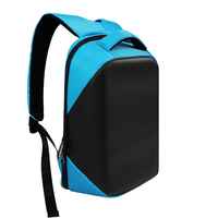 Mochila LED Personalizable con Cierre, Diseño Impermeable de Carcasa Suave, Control Inteligente por WIFI y APP, Pantalla LED para Publicidad en Viajes, Nailon