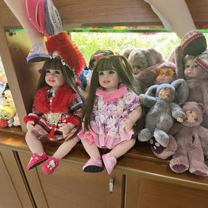 Muñeca <span class=keywords><strong>Reborn</strong></span> Realista Luckykoo <span class=keywords><strong>R</strong></span>&B Venta Directa de Fábrica Bebé Niña Pequeña de Vinilo Completo con Zapatos Blancos Planos - Product Image 3