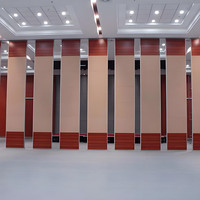 Free Sample Office Hotel Partition Hanging Movable Wall Office Space Dividing Sliding Operable Wall Folding Panel With Track