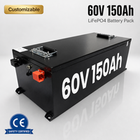 Batterie pour tricycle de livraison 51.2V 60V 30Ah 150Ah 300Ah Lithium Fer Phosphate Sans Entretien Haute Capacité Vente Directe Usine OEM