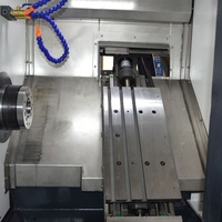 Tour CNC à lit incliné de haute précision, de qualité supérieure, à un seul brocheur, TCK550, 3 axes, horizontal, de moyenne capacité