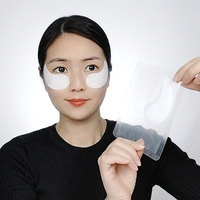 Patchs Hydrogel pour les Yeux à Marque Blanche – Ginseng, Curcuma, Centella, Herbes, Algues – Contre les Cernes – Grande Taille, Forme Croissant
