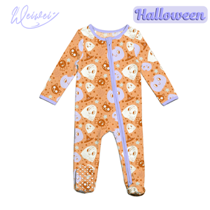 Combinaison à fermeture éclair pour bébé WEIWEI, vêtements de marque pour enfants OEKO-Tex, pyjamas en bambou pour femmes, vêtements pour bébés bio - Product Image 1