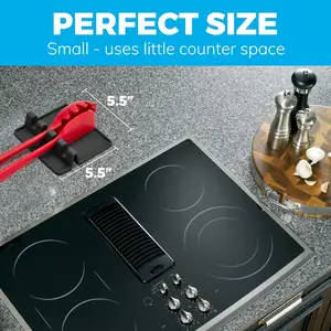 Silikon kaşık dinlenme ile damla ped (iki paket) ısıya dayanıklı kap dinlenme kaşık tutucu için mutfak sayacı yönlü kapak tutucu
