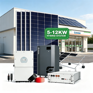 Système d'énergie solaire hybride ESSLUCKY 50 kW 50 kVA avec batterie et ensemble de stockage pour usage commercial - Product Image 4