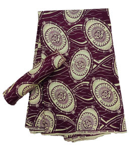 Véritable Luxe <span class=keywords><strong>Pagne</strong></span> Tissus Africains Super Doux Original Néerlandais - Product Image 1