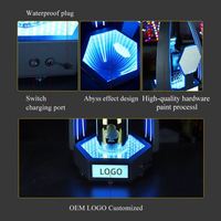 Offre Spéciale OEM & ODM Rechargeable En Métal Abyss Light Base Casier À Vin Présentoir VIP Bouteille Service Présentateur Glorifier