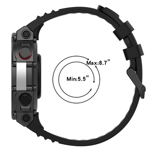 Thâm quyến Thể Thao Silicone ban nhạc đồng hồ thông minh dây đeo cổ tay dây đeo cho Huami AMAZFIT T-rex2 chính thức Silicone OPP Túi biểu tượng tùy chỉnh chấp nhận - Product Image 4