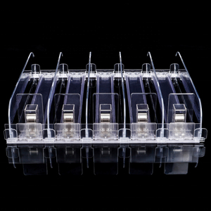 Divisor de estante ajustable Sistema de empuje Estante de exhibición Recarga automática Empujando empujador de botella para escaparate de tienda de humo - Product Image 6