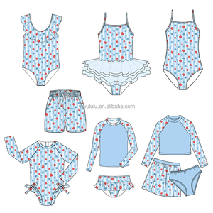 Custom Children Kids <strong>Swim</strong> <strong>Suit</strong> Manufacturers Recycled Fabric UV <strong>Toddler</strong> Swimwear Beachwear Floral Girls One Piece Swimsuit - Product Image 4