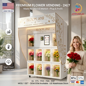 Distributeurs automatiques de fleurs réfrigérés JFP à retour sur investissement rapide, avec système de surveillance à distance <span class=keywords><strong>et</strong></span> contrôle de l'humidité - Product Image 1