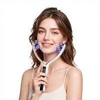 Appareil de massage pour le contour du visage Eveekon pour femmes, masseur facial rechargeable, rouleau facial pour la maison et les voyages