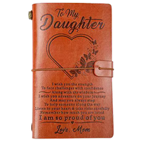 Carnet de voyage/Agenda vierge en cuir PU avec logo en relief, personnalisable, format A5/A6, pour sublimation DIY, vente en gros, idéal pour cadeau