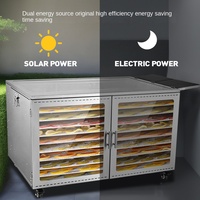 Déshydrateur Alimentaire et de Fruits à Énergie Solaire à 10 Plateaux Personnalisé, Machine de Séchage Solaire pour Légumes