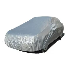 Wasserdichter 172cm breiter Sonnen-UV-Schutz 190T Polyester Taft silber beschichtetes Rollo-Gewebe für Auto abdeckung